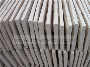 White Sandstone Mushroom Stone Wall Cladding/Sandstone Wall Tiles/Mushroom Stone China White Sandstone Nature Split Surface