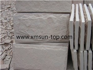 White Sandstone Mushroom Stone Wall Cladding/Sandstone Wall Tiles