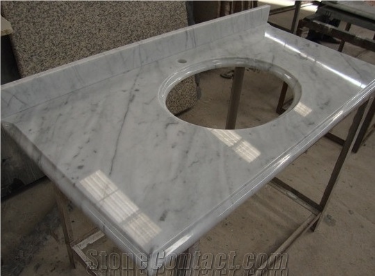 Bianco Carrara White Marble Bath Top,Bath Top