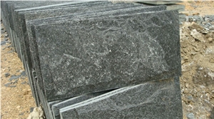 Black Quartzite Mushroom Stone, Mushroomed Cladding, Mushroom Wall, Mushroomed Stone, Mushroom Wall Cladding, Xiamen Winggreen Stone