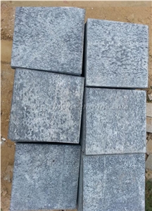 Black Quartzite Wall/Floor Tiles, Flamed Black Quartzite Stone Flooring, Flamed Black Quartzite Wall/Floor Covering, Flamed Black Quartzite Tiles, Xiamen Winggreen Stone