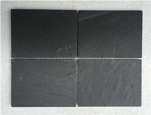 Black Slate Floor/ Wall Tiles, Black Slate Stone Flooring/ Walling, Black Slate Wall/ Floor Covering, Xiamen Winggreen Stone
