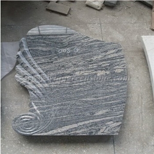 China Juparana Italian Style Headstone, China Juparana Granite, Natural Stone Headstone, Heart Tombstone, Winggreen China Juparana Italian Style Headstone, China Juparana Granite, Natural Stone Headstone, Heart Tombstone, Winggreen