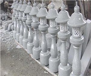 Chinese Granite Lantern, Outdoor Granite Lantern,