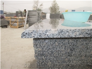Competitive Price, G383 Granite Deck Stair, Polished Pearl Flower Granite Steps & Risers, Pearl White/Grey Pearl Chinese Granite Treads & Thresholds, Xiamen Winggreen Manufaturer