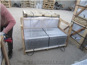 Competitive Price, G383 Granite Deck Stair, Polished Pearl Flower Granite Steps & Risers, Pearl White/Grey Pearl Chinese Granite Treads & Thresholds, Xiamen Winggreen Manufaturer