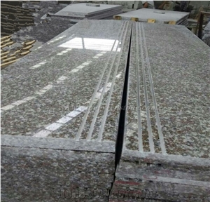 Competitive Price, G664 Granite Staircase, China Ruby Red Granite Steps, Luna Pink Granite Deck Stair, Xiamen Winggreen Manufacturer