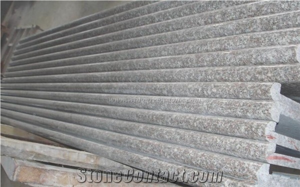 Competitive Price, G664 Granite Staircase, China Ruby Red Granite Steps, Luna Pink Granite Deck Stair, Xiamen Winggreen Manufacturer