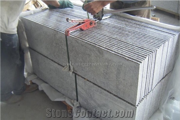 Competitive Price, G664 Granite Staircase, China Ruby Red Granite Steps, Luna Pink Granite Deck Stair, Xiamen Winggreen Manufacturer