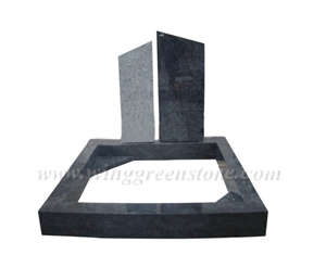 European Cheap Granite Gravestone/Tombstone/Monument, Winggreen Stone