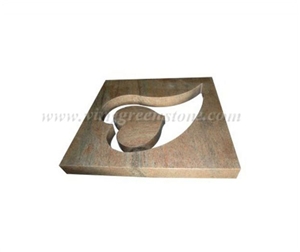 European Hot Sale Granite Gravestone/Tombstone/Monument, Winggreen Stone