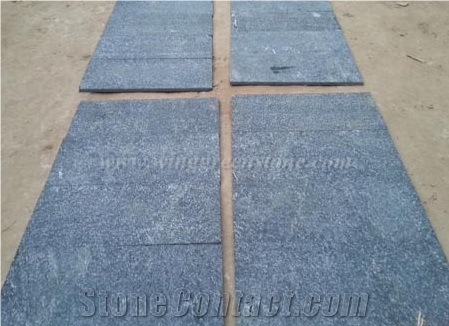 Flamed Black Quartzite Wall/Floor Tiles, Flamed Black Quartzite Stone Flooring, Flamed Black Quartzite Wall/Floor Covering, Flamed Black Quartzite Stone, Xiamen Winggreen Stone