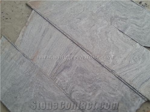 Flamed Green Quartzite Wall/Floor Tiles, Flamed Green Quartzite Stone Flooring, Flamed Green Quartzite Wall/Floor Covering, Flamed Green Quartzite Stone, Xiamen Winggreen Stone