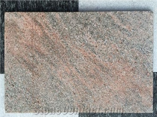 Flamed Pink/ Red Quartzite Wall/Floor Tiles, Flamed Quartzite Stone Flooring, Flamed Quartzite Wall/Floor Covering, Flamed Quartzite Stone, Xiamen Winggreen Stone