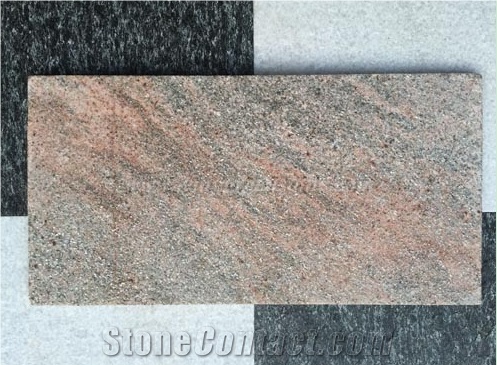 Flamed Pink/ Red Quartzite Wall/Floor Tiles, Flamed Quartzite Stone Flooring, Flamed Quartzite Wall/Floor Covering, Flamed Quartzite Stone, Xiamen Winggreen Stone