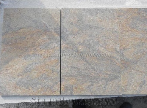 Flamed Rust Yellow Quartzite Wall/Floor Tiles, Flamed Rust Yellow Quartzite Stone Flooring, Flamed Rust Yellow Quartzite Wall/Floor Covering, Flamed Rust Yellow Quartzite Stone, Xiamen Winggreen Stone