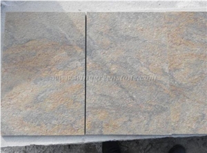 Flamed Rust Yellow Quartzite Wall/Floor Tiles, Flamed Rust Yellow Quartzite Stone Flooring, Flamed Rust Yellow Quartzite Wall/Floor Covering, Flamed Rust Yellow Quartzite Stone, Xiamen Winggreen Stone