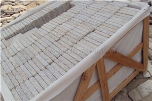 G682 Granite Cube Stone,Yellow Granite Cubestone,Rusty Granite Cubestone, Popular G682 Granite Paving Stones, Sunset Gold Granite Cubestones, Xiamen Winggren Stone