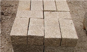 G682 Granite Cube Stone,Yellow Granite Cubestone,Rusty Granite Cubestone, Popular G682 Granite Paving Stones, Sunset Gold Granite Cubestones, Xiamen Winggren Stone