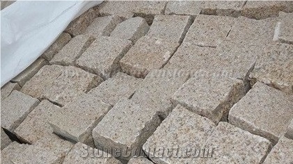 G682 Granite Cube Stone,Yellow Granite Cubestone,Rusty Granite Cubestone, Popular G682 Granite Paving Stones, Sunset Gold Granite Cubestones, Xiamen Winggren Stone
