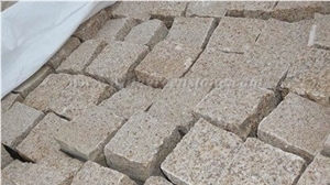 G682 Granite Cube Stone,Yellow Granite Cubestone,Rusty Granite Cubestone, Popular G682 Granite Paving Stones, Sunset Gold Granite Cubestones, Xiamen Winggren Stone