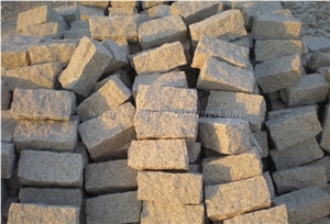 G682 Granite Cubestone for Outside, G682 Granite Cube Stone,Yellow Granite Cubestone,Rusty Granite Cubestone, Popular G682 Granite Paving Stones, Sunset Gold Granite Cubestones, Xiamen Winggren Stone