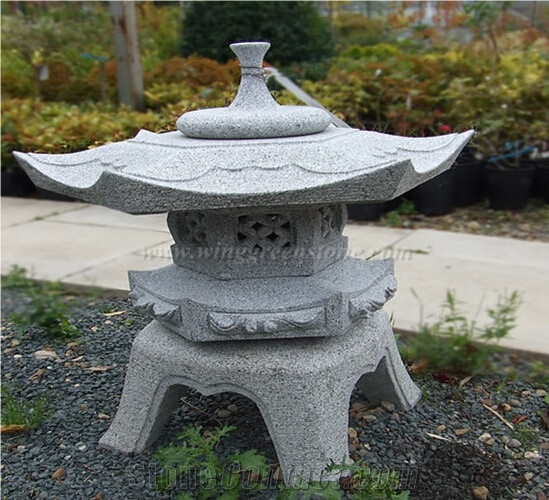Granite Lantern, Outdoor Lantern, Garden Use