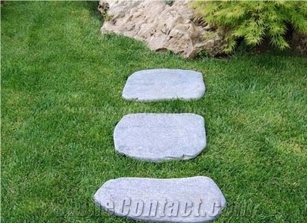 Grey Granite Step Stone, Irregular Stepping Stone, Random Shape Flagstone, Exterior Paving Stone, Outside Stepping Stone, Random Shape Paving Stone, Xiamen Winggren Stone