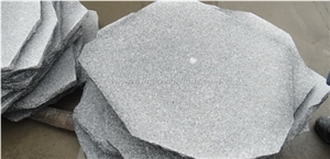 Grey Granite Stepping Stone, Irregular Stepping Stone, Random Shape Flagstone, Exterior Paving Stone, Outside Step Stone, Random Shape Paving Stone, Xiamen Winggreen Stone