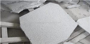 Grey Granite Stepping Stone, Irregular Stepping Stone, Random Shape Flagstone, Exterior Paving Stone, Outside Step Stone, Random Shape Paving Stone, Xiamen Winggreen Stone