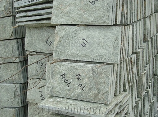Grey/Green Mushroom Stone, Mushroomed Cladding, Mushroom Wall, Mushroomed Stone, Mushroom Wall Cladding, Xiamen Winggreen Stone