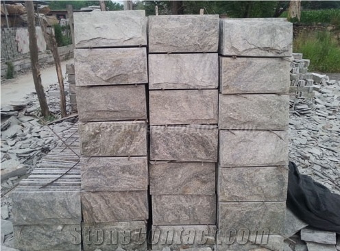Grey/Green Mushroom Stone, Mushroomed Cladding, Mushroom Wall, Mushroomed Stone, Mushroom Wall Cladding, Xiamen Winggreen Stone