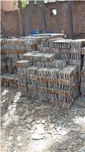 High Quality Cheap Price Rustic Slate Mushroom for Wall Cladding, Winggreen Stone