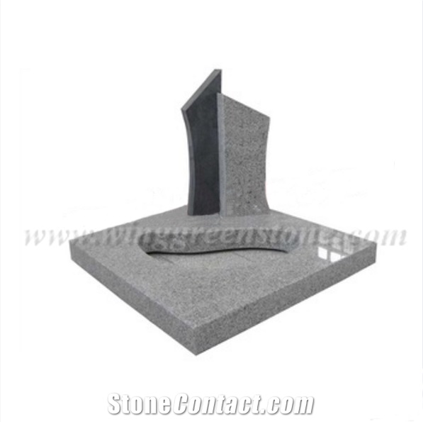 High Quality Granite Gravestone/Tombstone/Monument, Winggreen Stone