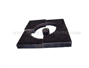 Hot Sales Cheap Black Granite Tombstones/Monuments, Winggreen Stone
