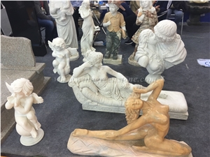Human Sculpture, Statues, Handcarved Sculptures, Angel Sculpture, Weatern Sculpture
