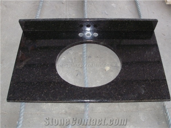 Imported Green Granite, Verde Ubatuba Granite Bathroom Countertops, Labrador Green Granite Vanity Tops, Green Ubatuba Granite Custom Vanity Tops, Xiamen Winggreen Manufacturer