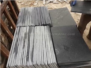 Manufacture Black Slate Tiles & Slabs for Wall and Floor Covering, Winggreen Stone