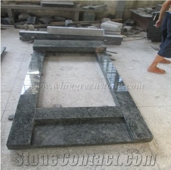 Olive Green French Tomstones Granite Gravestones