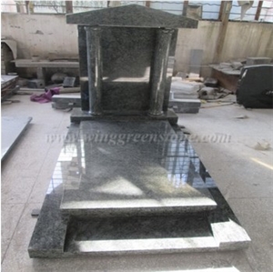 Olive Green French Tomstones Granite Gravestones