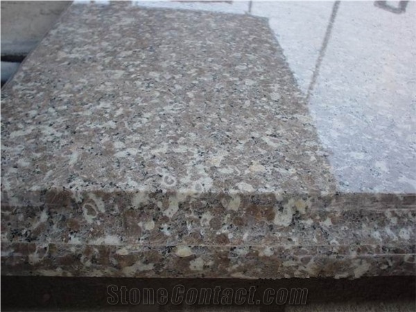 Owan Factory, G648 Kitchen Countertops, Top Quality Light Pink Granite Kitchen Island Tops, Polished Zhangpu Hong Granite Kitchen Desk Tops, Xiamen Winggreen Manufacturer