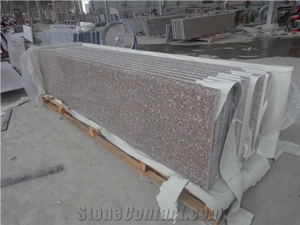 Owan Factory, G648 Kitchen Countertops, Top Quality Light Pink Granite Kitchen Island Tops, Polished Zhangpu Hong Granite Kitchen Desk Tops, Xiamen Winggreen Manufacturer
