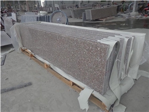 Owan Factory, G648 Kitchen Countertops, Top Quality Light Pink Granite Kitchen Island Tops, Polished Zhangpu Hong Granite Kitchen Desk Tops, Xiamen Winggreen Manufacturer