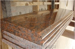 Own Factory, G562 Granite Deck Stair, Chinese Red Granite, G562/Maple Red/Copperstone/Crown Red/Maple Leaf Granite Stairs, Steps & Risers, Stair Treads & Thresholds