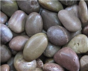 Own Factory, High Polished Red Pebbles, Grade A/B/C Polished Pebble Stone for Driveways, Natural Red Riverstone for Garden Walkway, Xiamen Winggreen Manufacturer