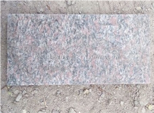 Peony Red Granite Mushroom Stone, Mushroomed Cladding, Mushroom Wall, Mushroomed Stone, Mushroom Wall Cladding, Xiamen Winggreen Stone