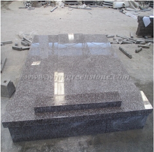 Pink Granite Tombstone & Monument, G664