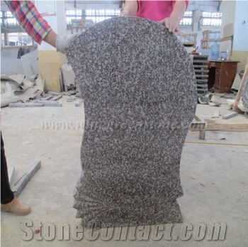 Pink Granite Tombstone & Monument, G664