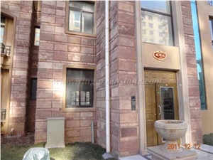 Red Mushroom Stone, Mushroomed Cladding, Mushroom Wall, Mushroomed Stone, Mushroom Wall Cladding, Xiamen Winggreen Stone