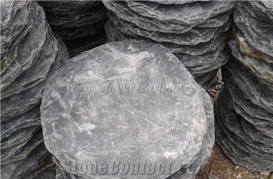Rust/ Yellow Slate Stepping Stone, Irregular Stepping Stone, Random Shape Flagstone, Exterior Paving Stone, Outside Step Stone, Random Shape Paving Stone, Xiamen Winggreen Stone